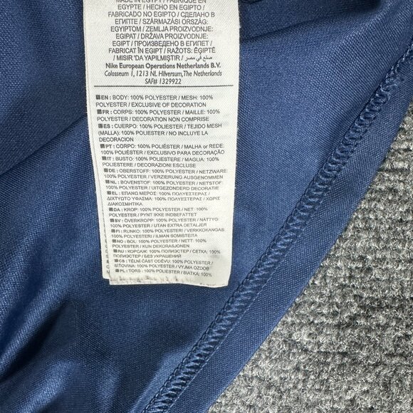 Nike Jersey Mens Large Short Sleeve Park V Game Crew Neck Dri Fit Pullover Logo - Picture 7 of 9